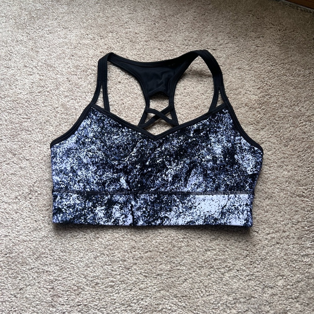 Calvin Klein Performance Black and White Sports Bra